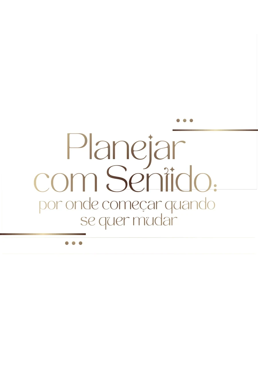 Capa do e-book Planejar com Sentido