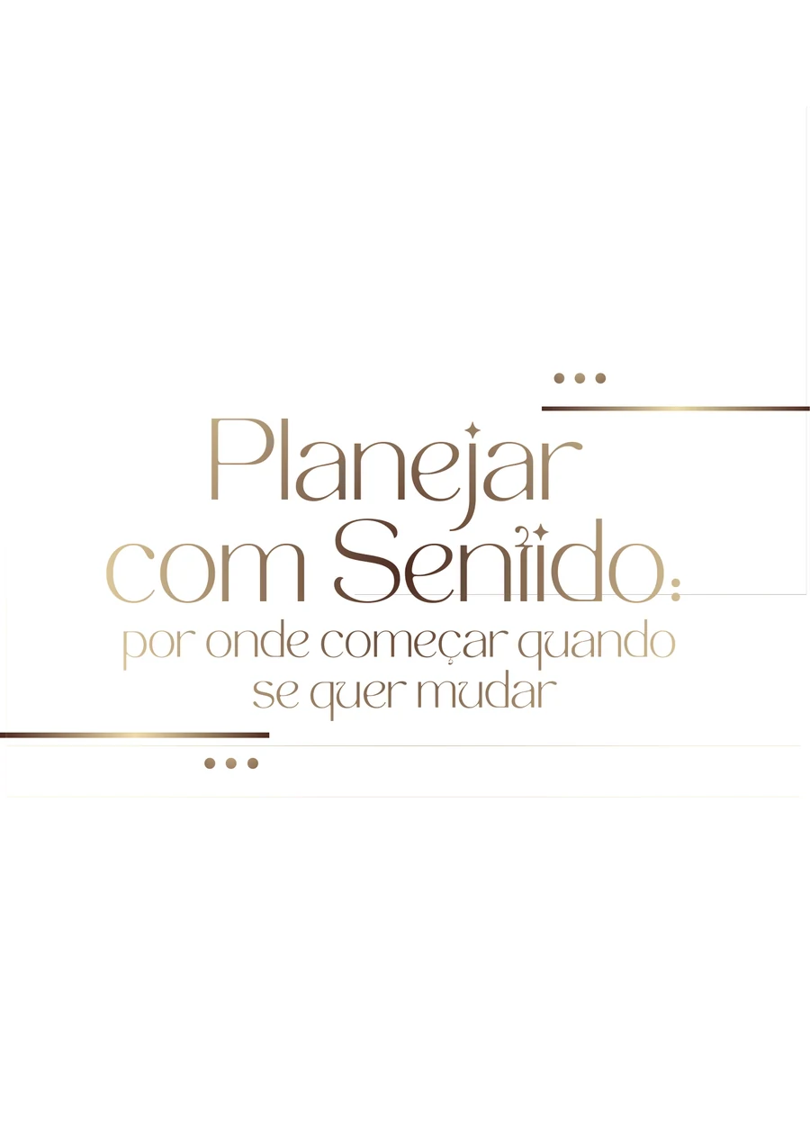 Capa do e-book Planejar com Sentido